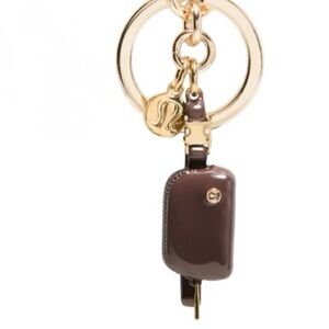 NWT Lululemon Everywhere Belt Bag Charm Keychain in Goodnight Plum/Gold Tone